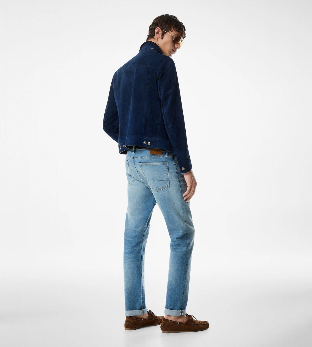 CHAQUETA WESTERN DE ANTE Y CACHEMIRA CHAQUETA WESTERN DE ANTE Y CACHEMIRA