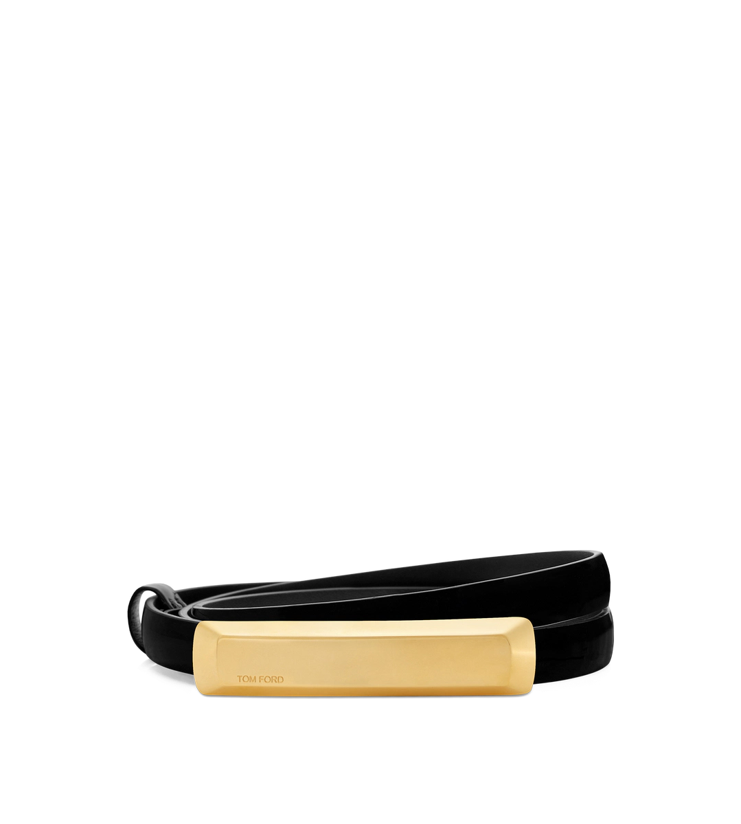 CINTURÓN DE BARRA DE CHAROL DE 15 MM