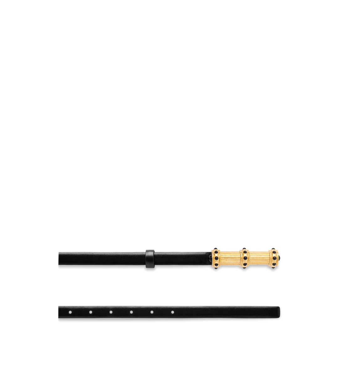 CINTURÓN DE PIEL CON CABUJÓN EFECTO PALMELLATO