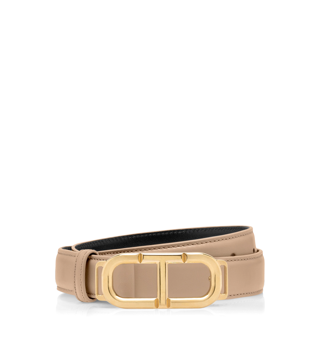 CINTURÓN DE PIEL EFECTO PALMELLATO