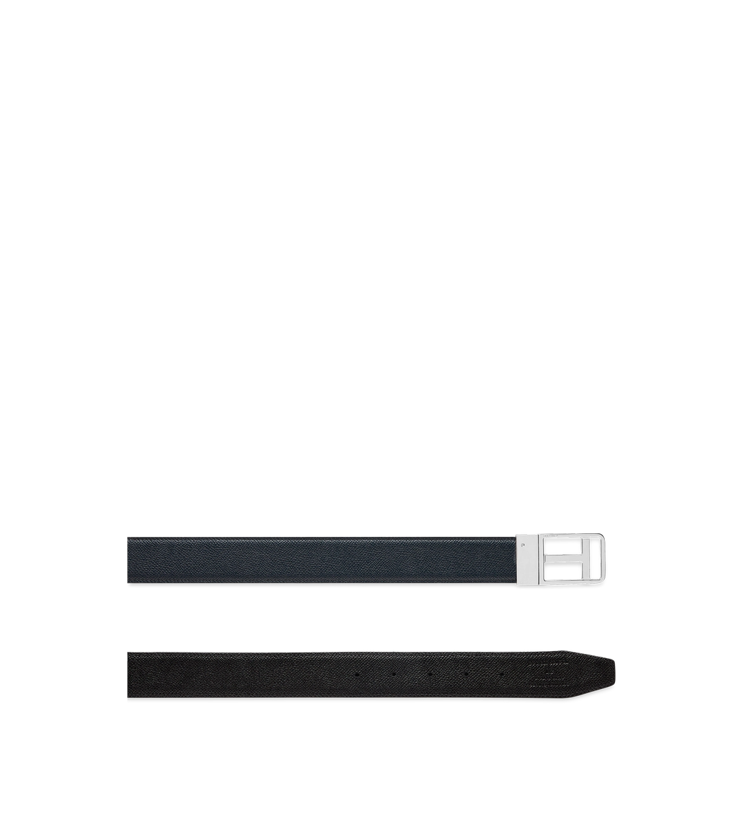 CINTURÓN EN T CON MARCO DE CUERO DE GRANO PEQUEÑO