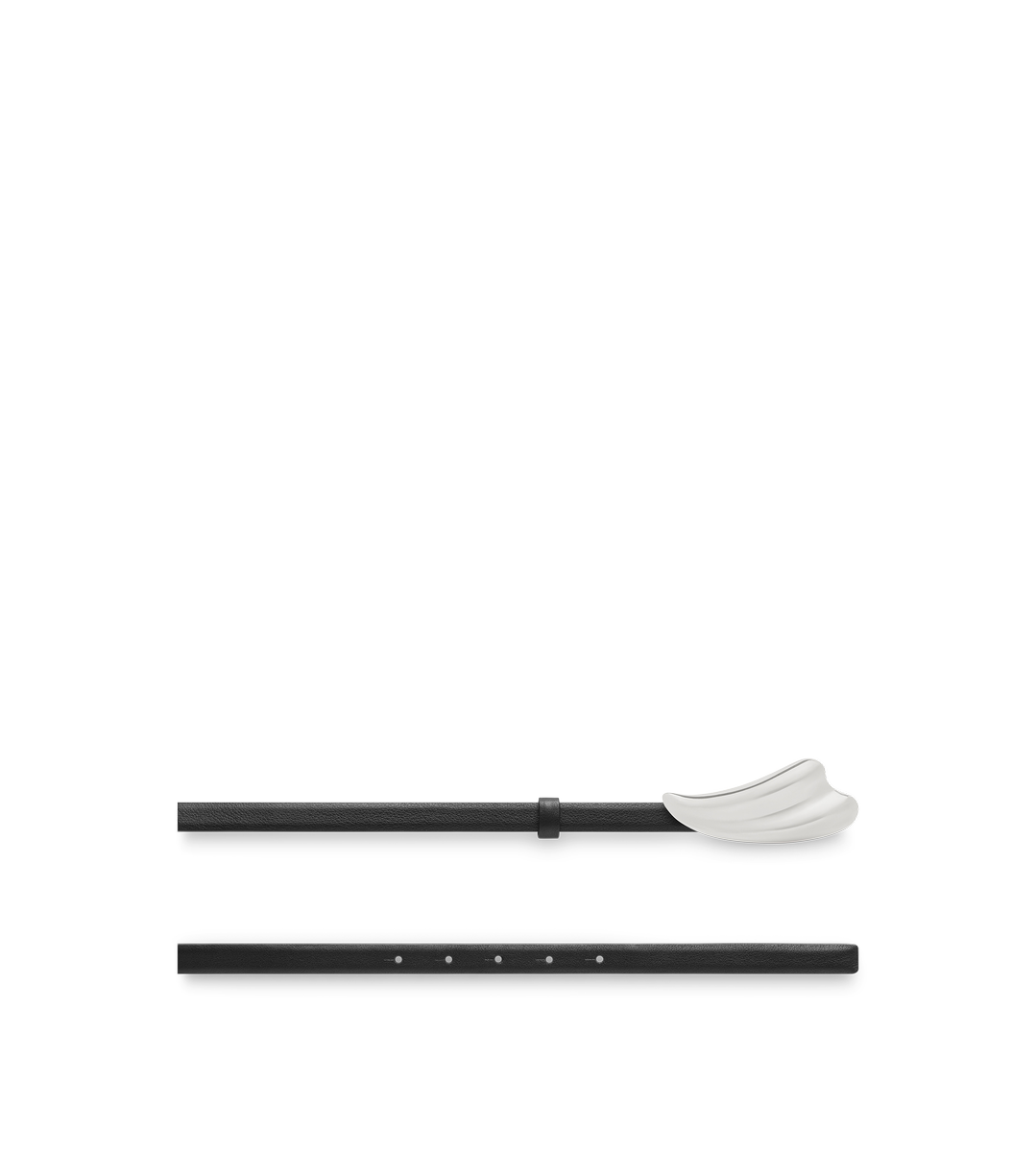 CINTURÓN LIZA DE PIEL GRANULADA NATURAL