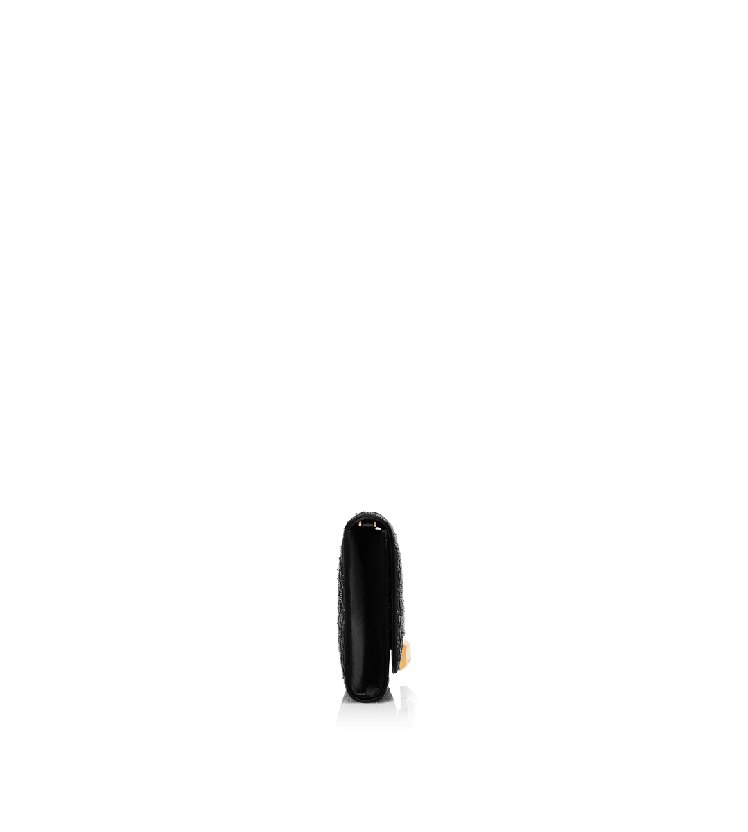 CLUTCH DE BARRA CON BORDADO DE LENTEJUELAS EFECTO COCODRILO