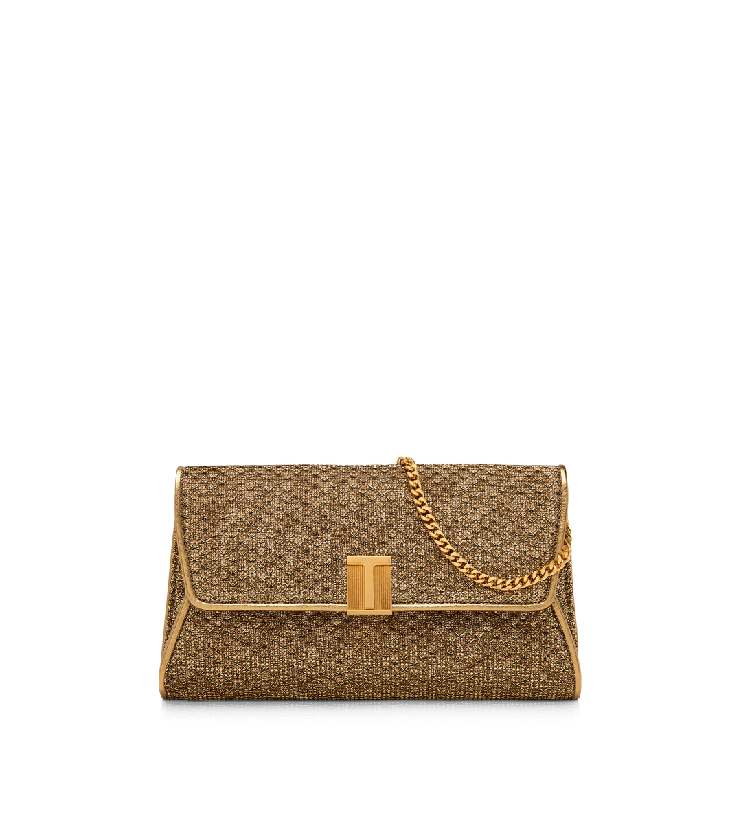 CLUTCH NOBILE DE TELA TEXTURIZADA