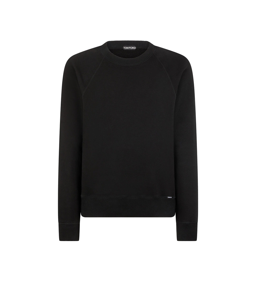 Cuello redondo teñido en prenda