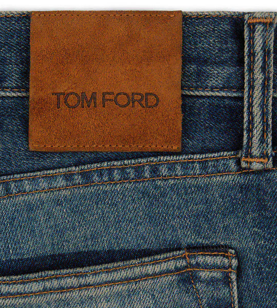 DENIM ELÁSTICO AZUL DE AJUSTE SLIM