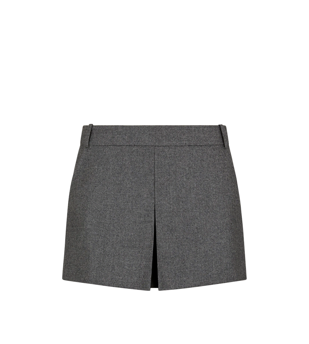 Falda pantalón plisada de franela de cachemira