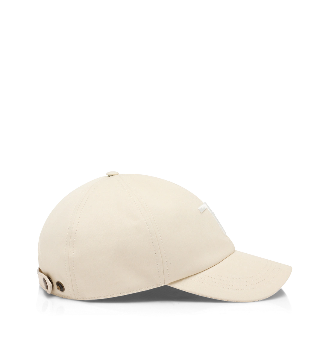 GORRA DE LONA Y CUERO LISO