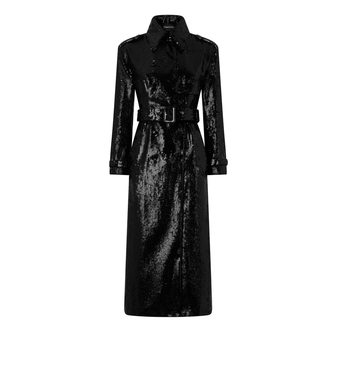 Gabardina de lentejuelas