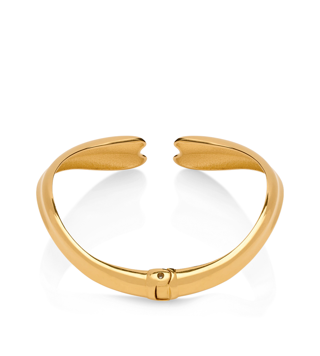 Gargantilla Liza de latón dorado vintage