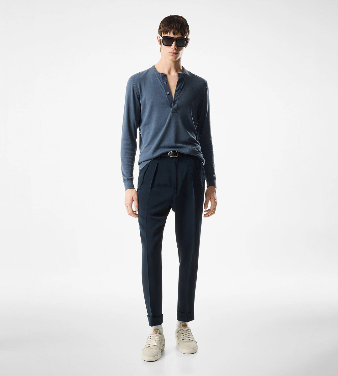 HENLEY DE ALGODÓN Y LYOCELL