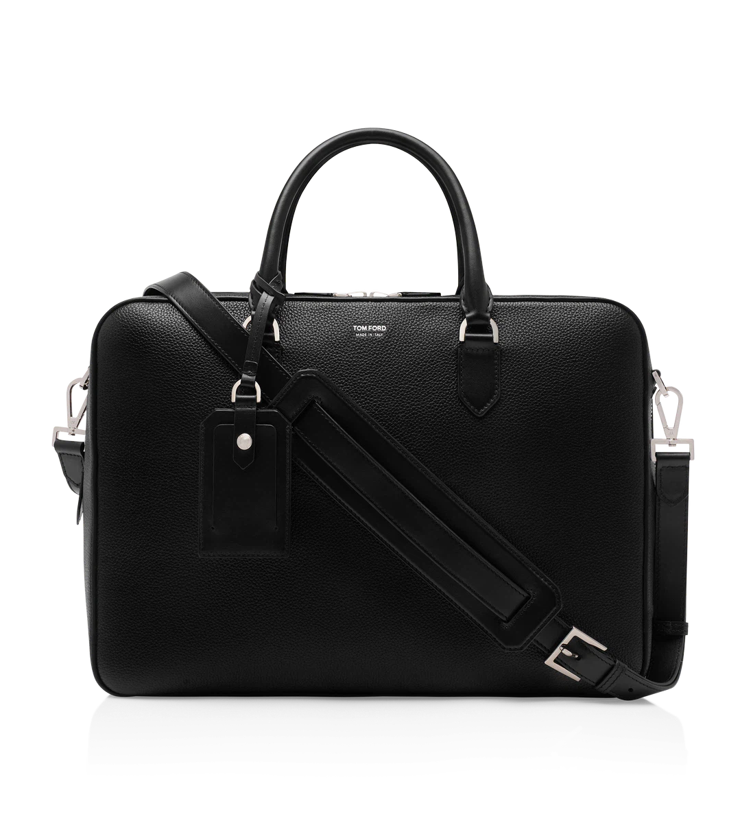 MALETÍN GRANDE ELLIOT DE CUERO GRANULADO