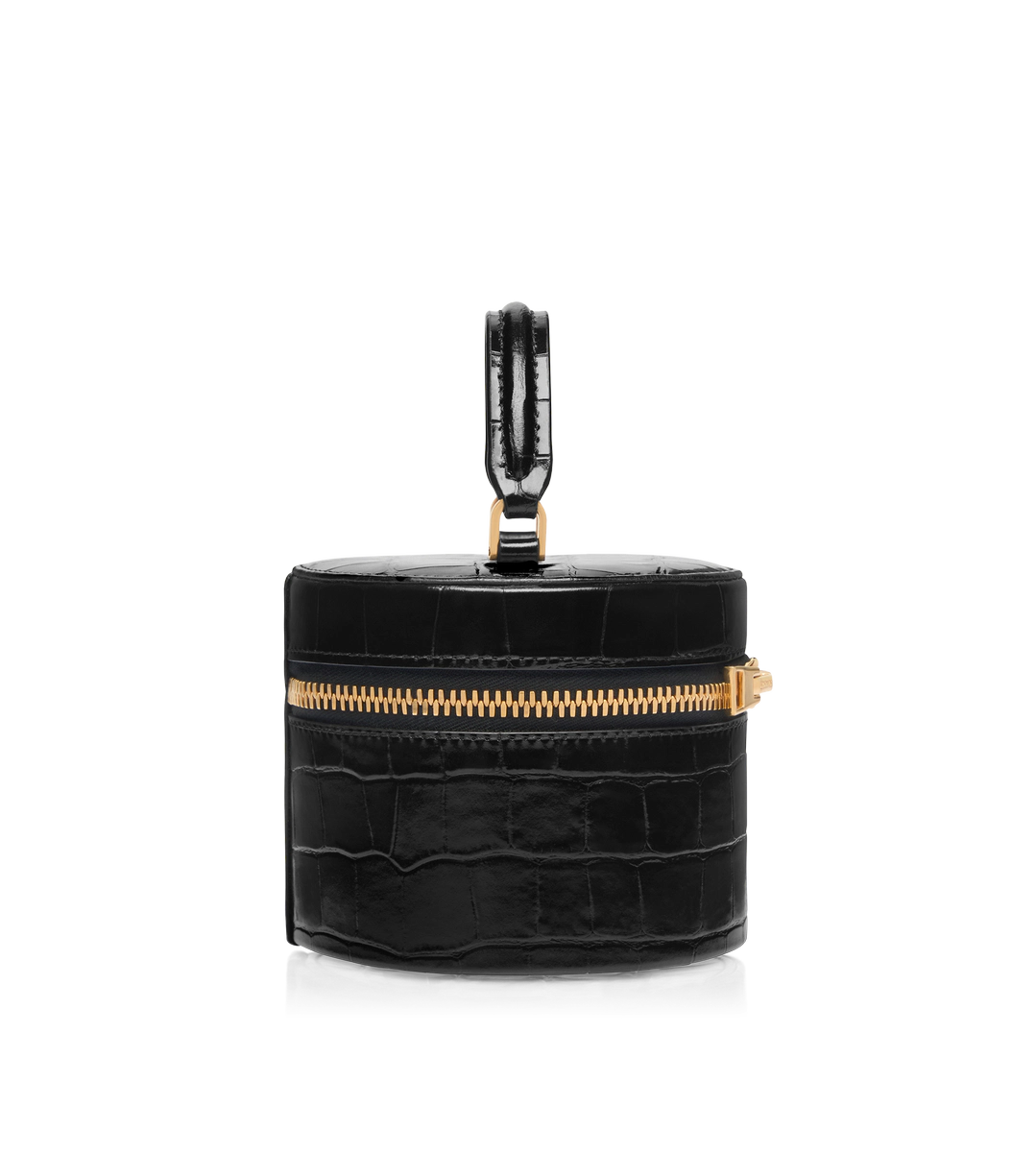 MINI BOLSO AUDREY DE PIEL DE COCODRILO ESTAMPADA BRILLANTE