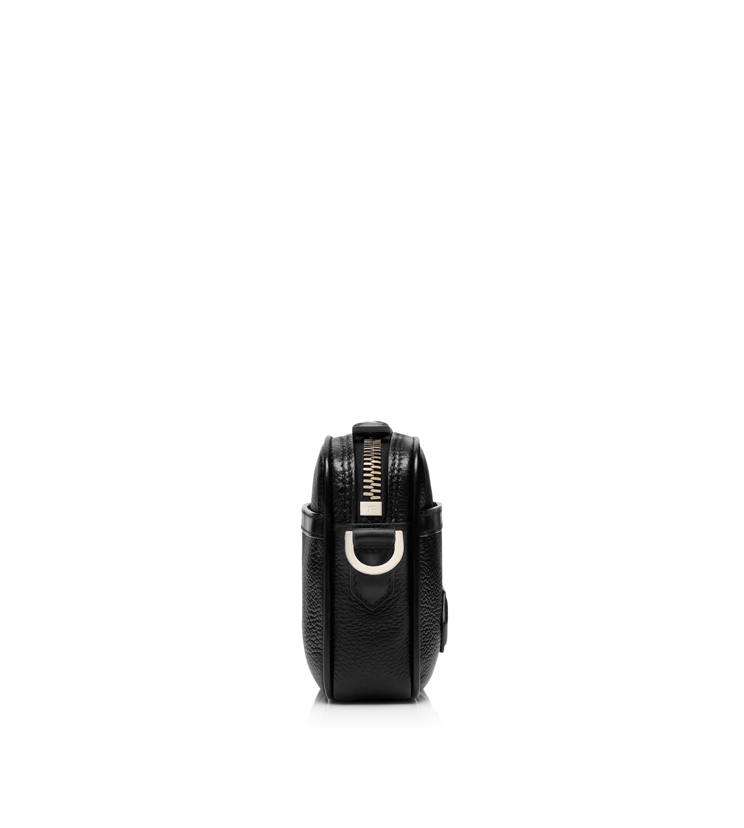 MINI BOLSO DE MENSAJERO DE VIAJE DE PIEL GRANULADA