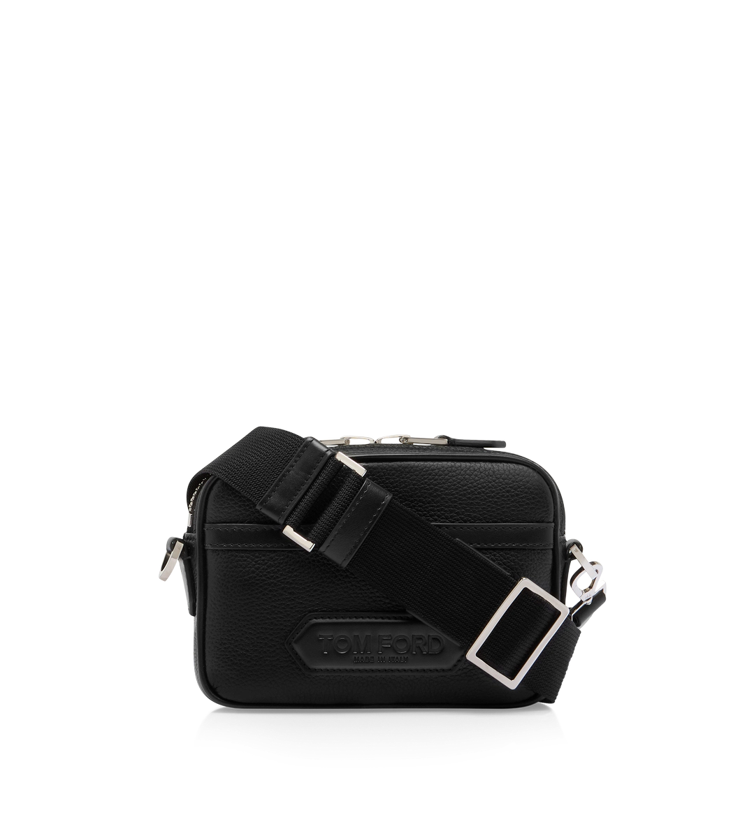 MINI BOLSO DE MENSAJERO DE VIAJE DE PIEL GRANULADA