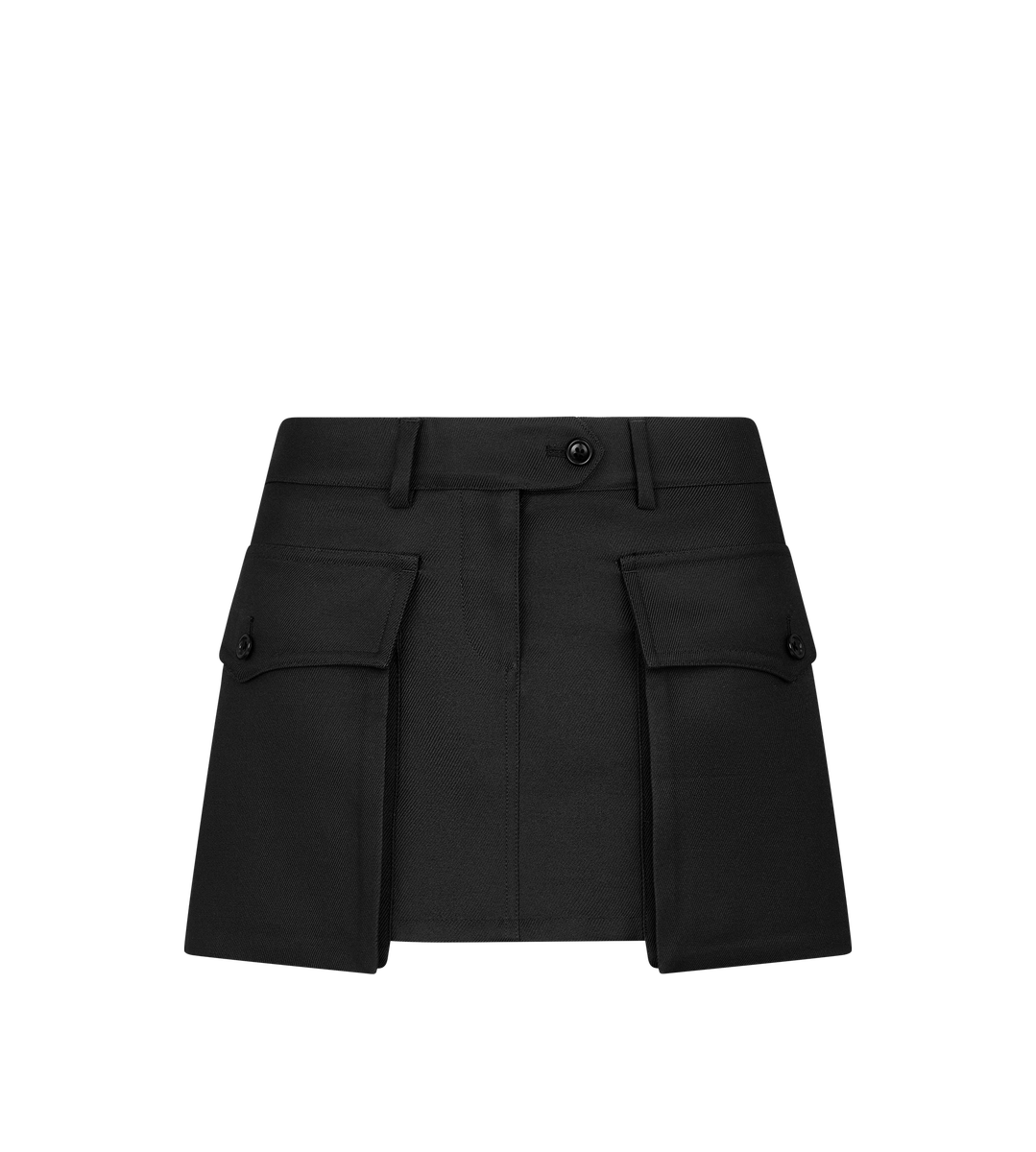 MINIFALDA CON GRANDES BOLSILLOS DE PARCHE