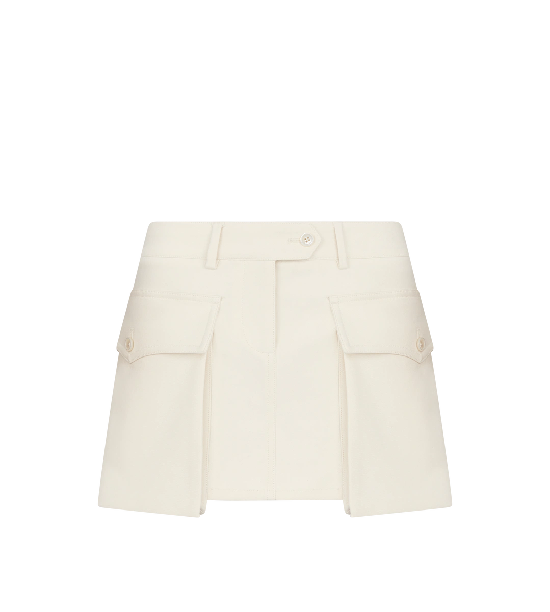 MINIFALDA CON GRANDES BOLSILLOS DE PARCHE