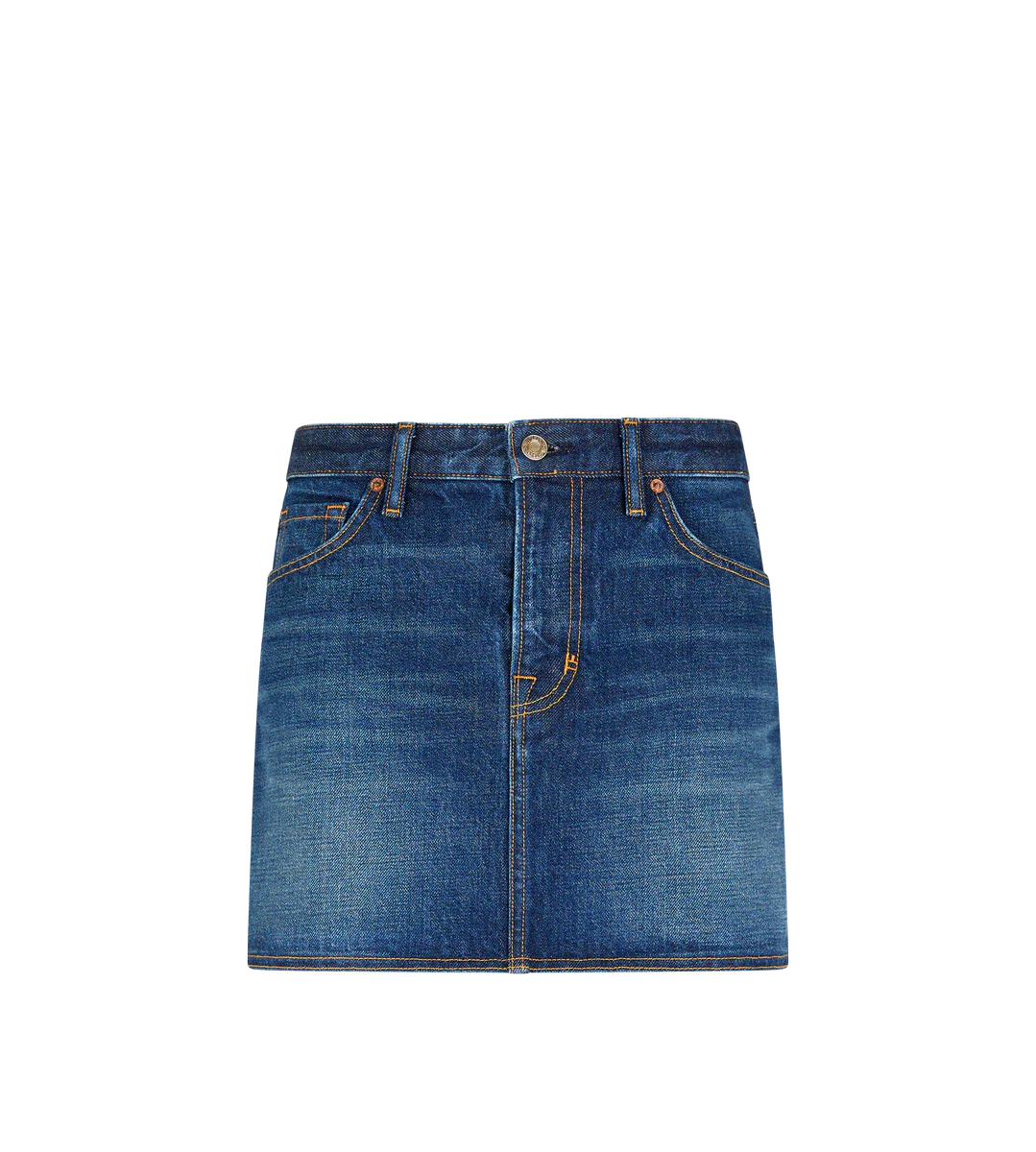 MINIFALDA DE VAQUERO LAVADA A LA PIEDRA