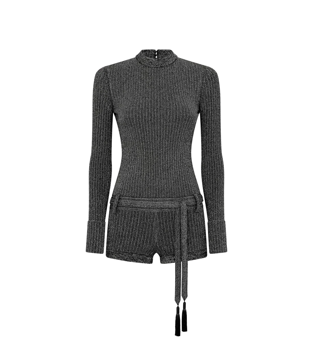 MONO DE MANGA LARGA CON ESPALDA ABIERTA