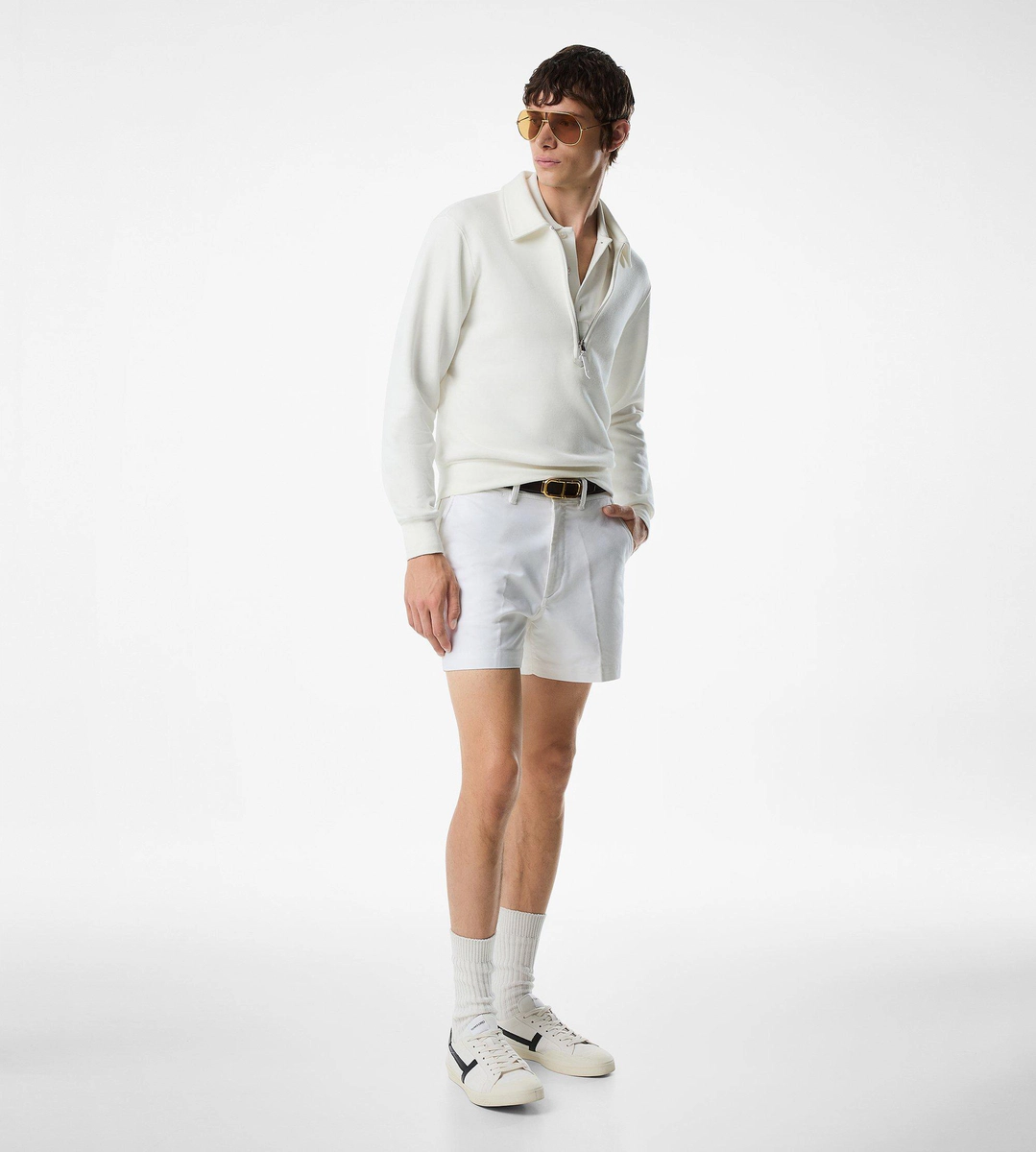 PANTALONES CORTOS DE ALGODÓN SATÉN