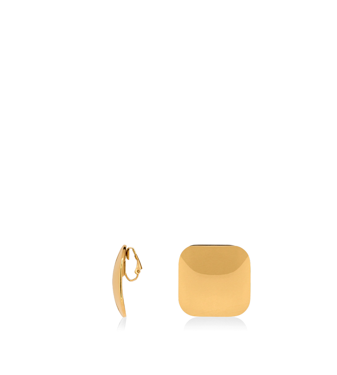 PENDIENTES AMY DE LATÓN DORADO VINTAGE