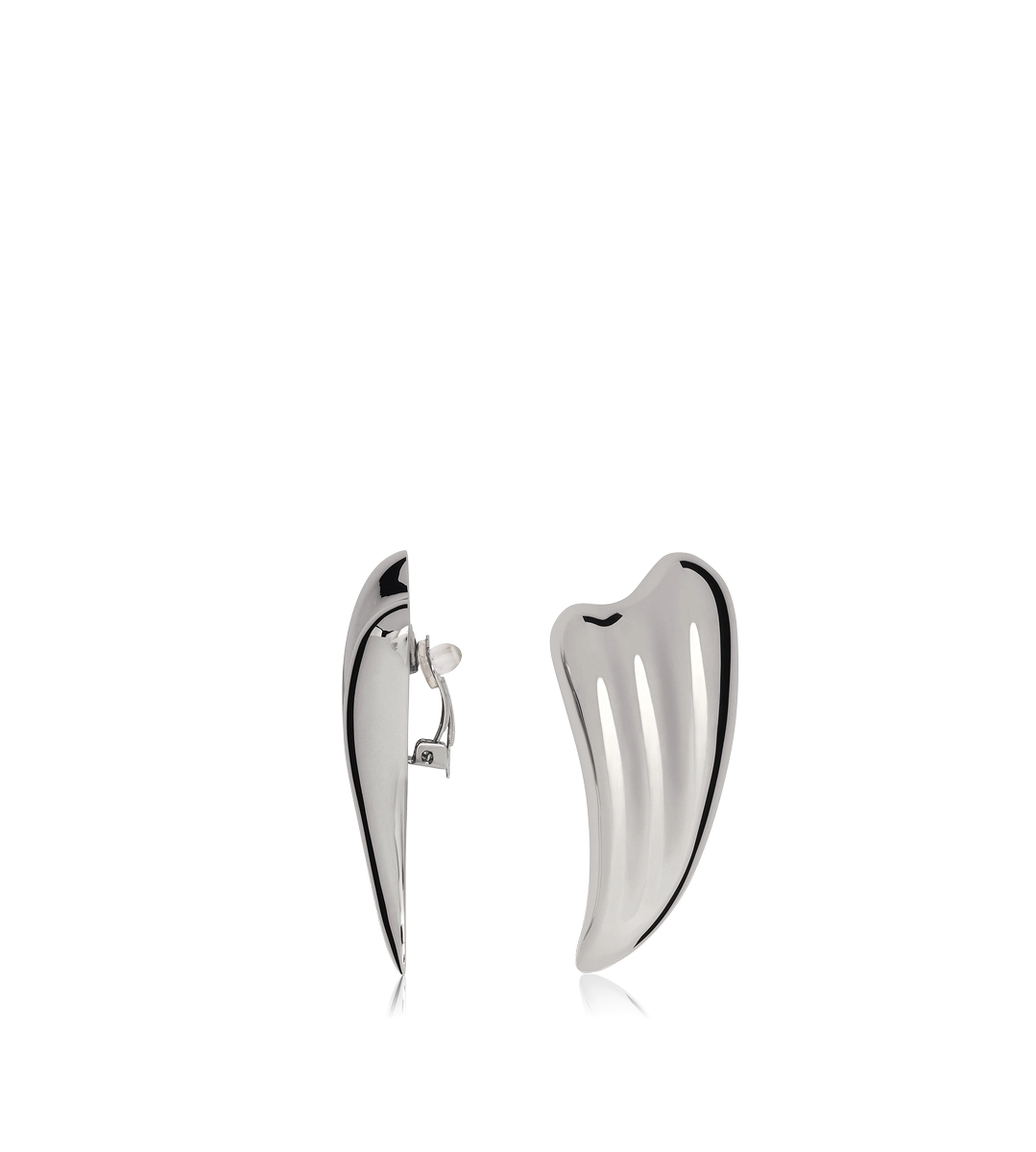 PENDIENTES LIZA DE LATÓN Y PLATA