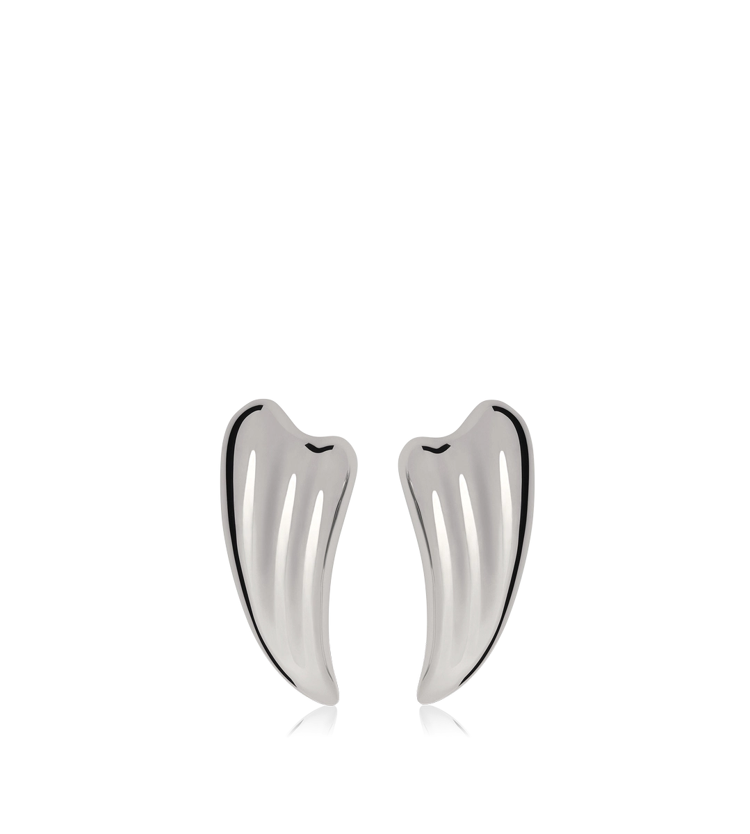 PENDIENTES LIZA DE LATÓN Y PLATA