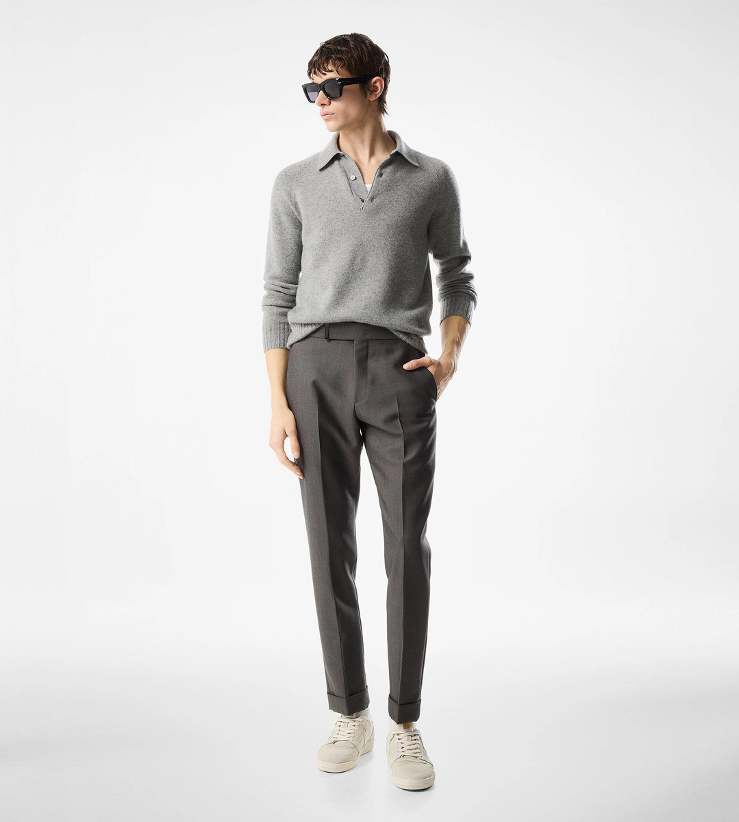 POLO DE CACHEMIR SIN COSTURAS