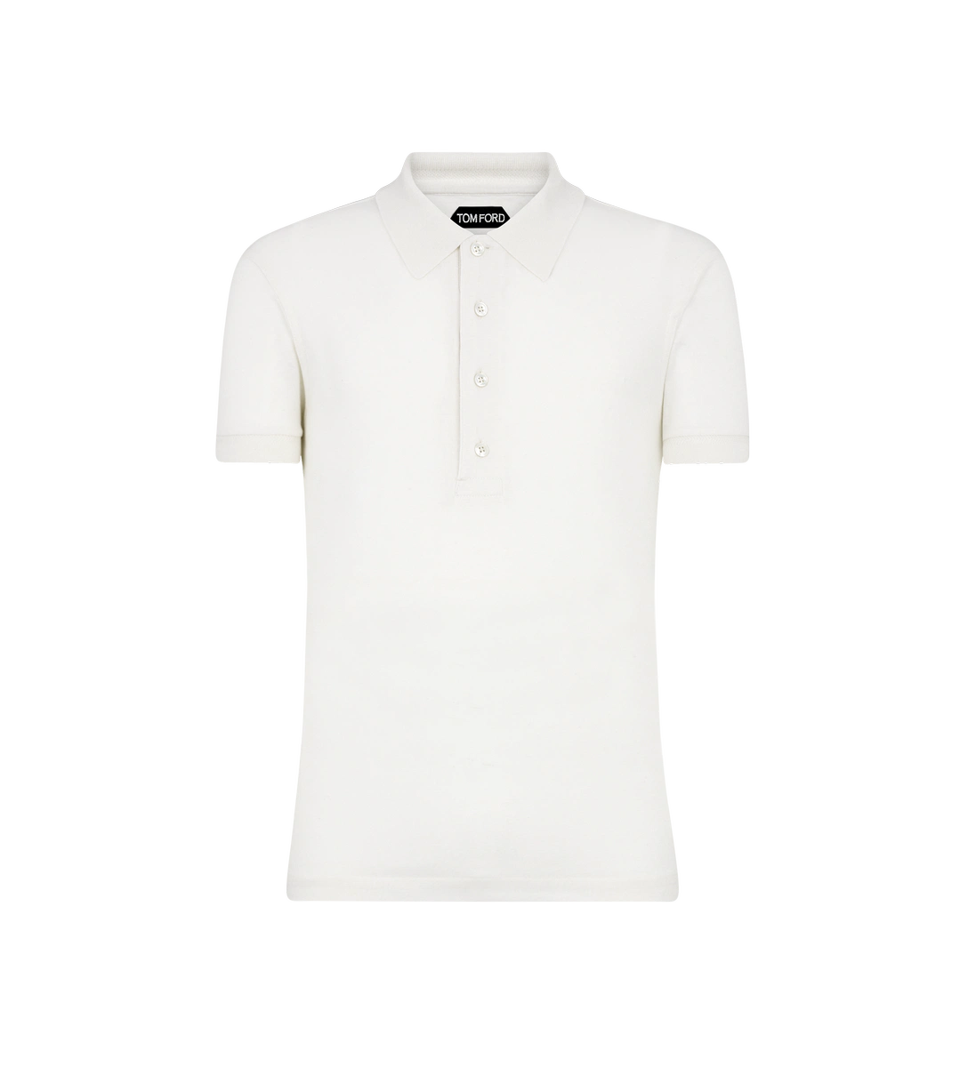 POLO DE MANGA CORTA DE ALGODÓN Y CACHEMIRA