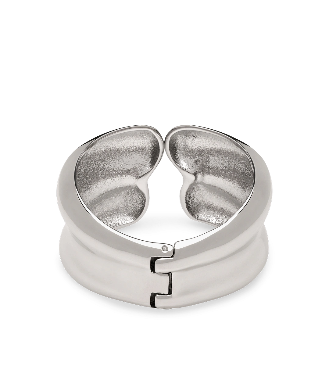 PUÑO LIZA DE LATÓN PLATEADO