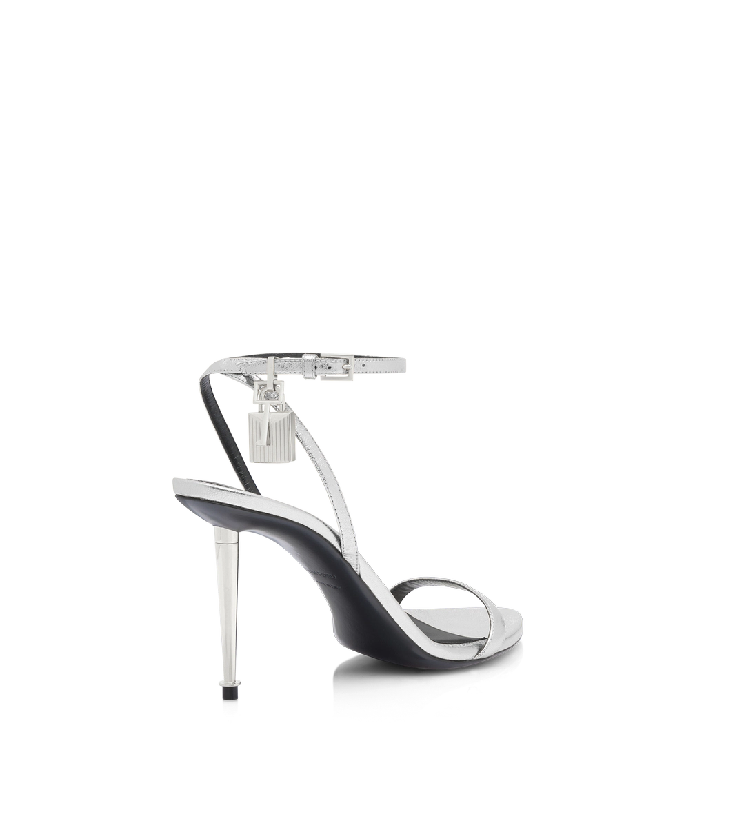 SANDALIA CANDADO DE PIEL NAPA LAMINADA SANDALIA CANDADO DE PIEL NAPA LAMINADA