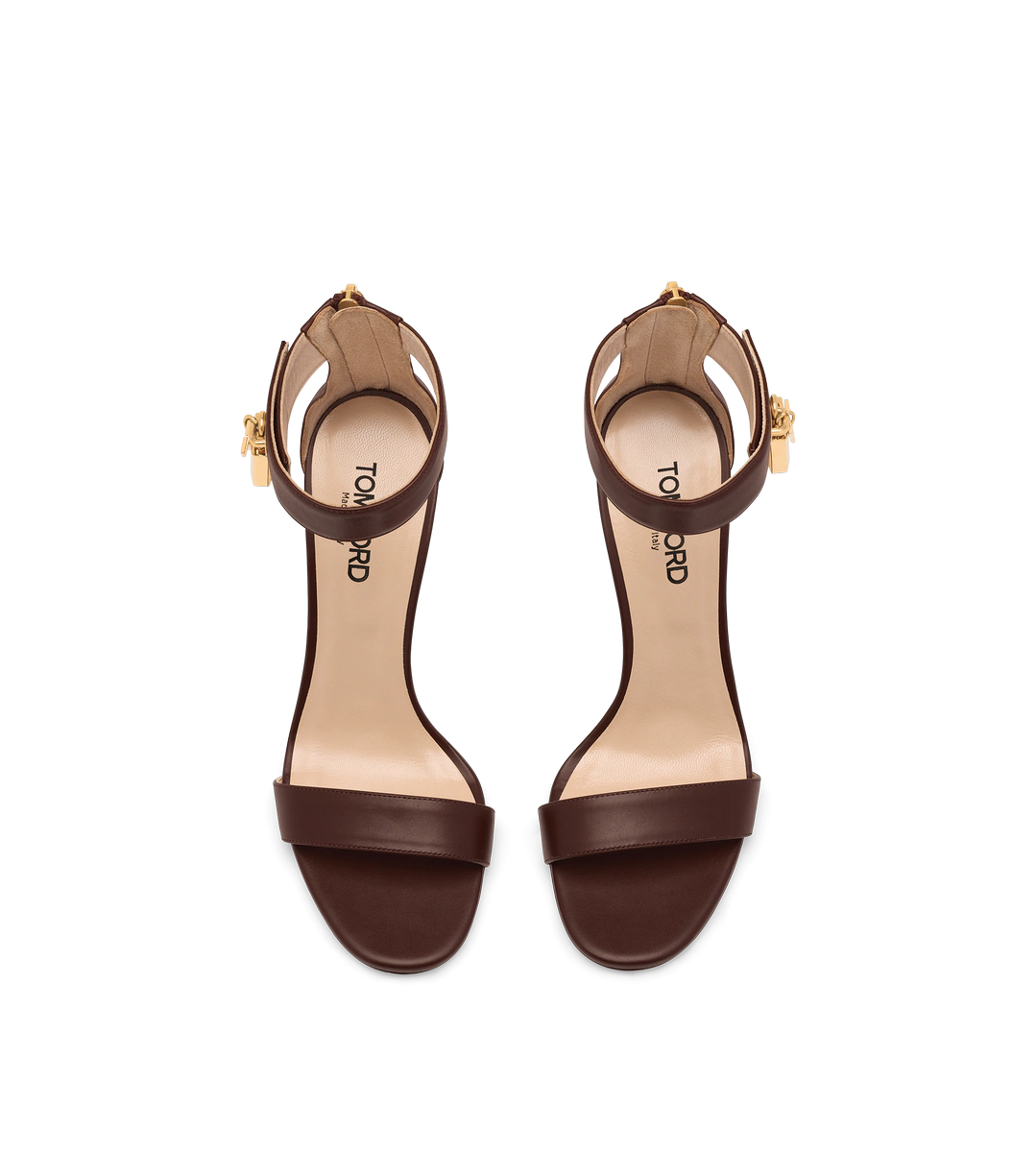 SANDALIA DE PIEL CON CANDADO SANDALIA DE PIEL CON CANDADO