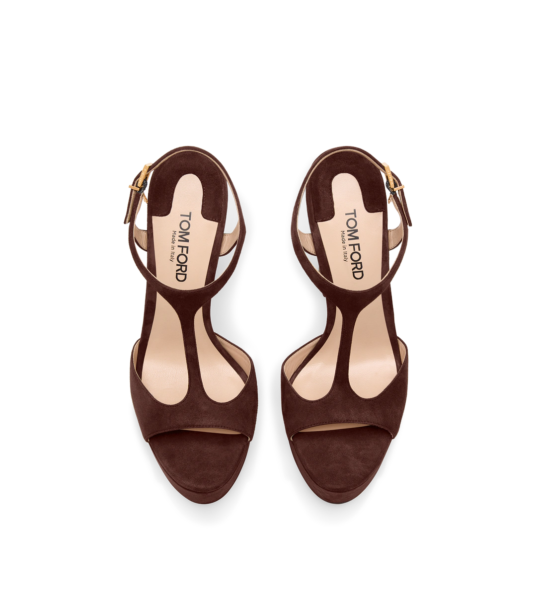 SANDALIA DE PLATAFORMA ANGELINA DE PIEL ANTE SANDALIA DE PLATAFORMA ANGELINA DE PIEL ANTE