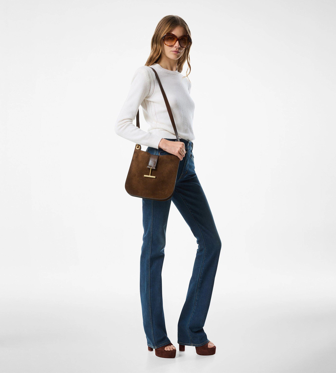 SANDALIA DE PLATAFORMA ANGELINA DE PIEL ANTE SANDALIA DE PLATAFORMA ANGELINA DE PIEL ANTE