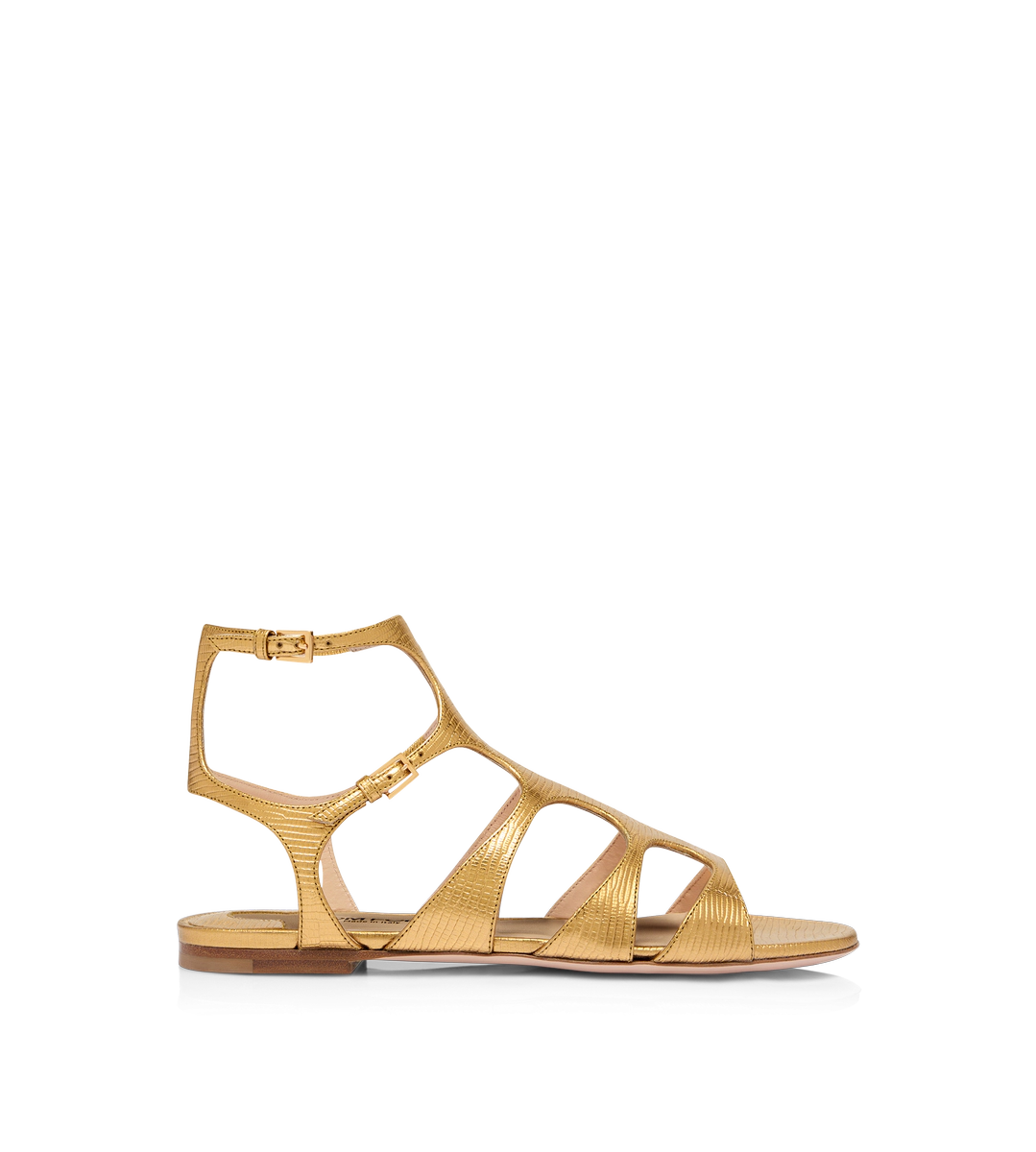 SANDALIA PARADIS LAGARTO ESTAMPADO LAMINADO