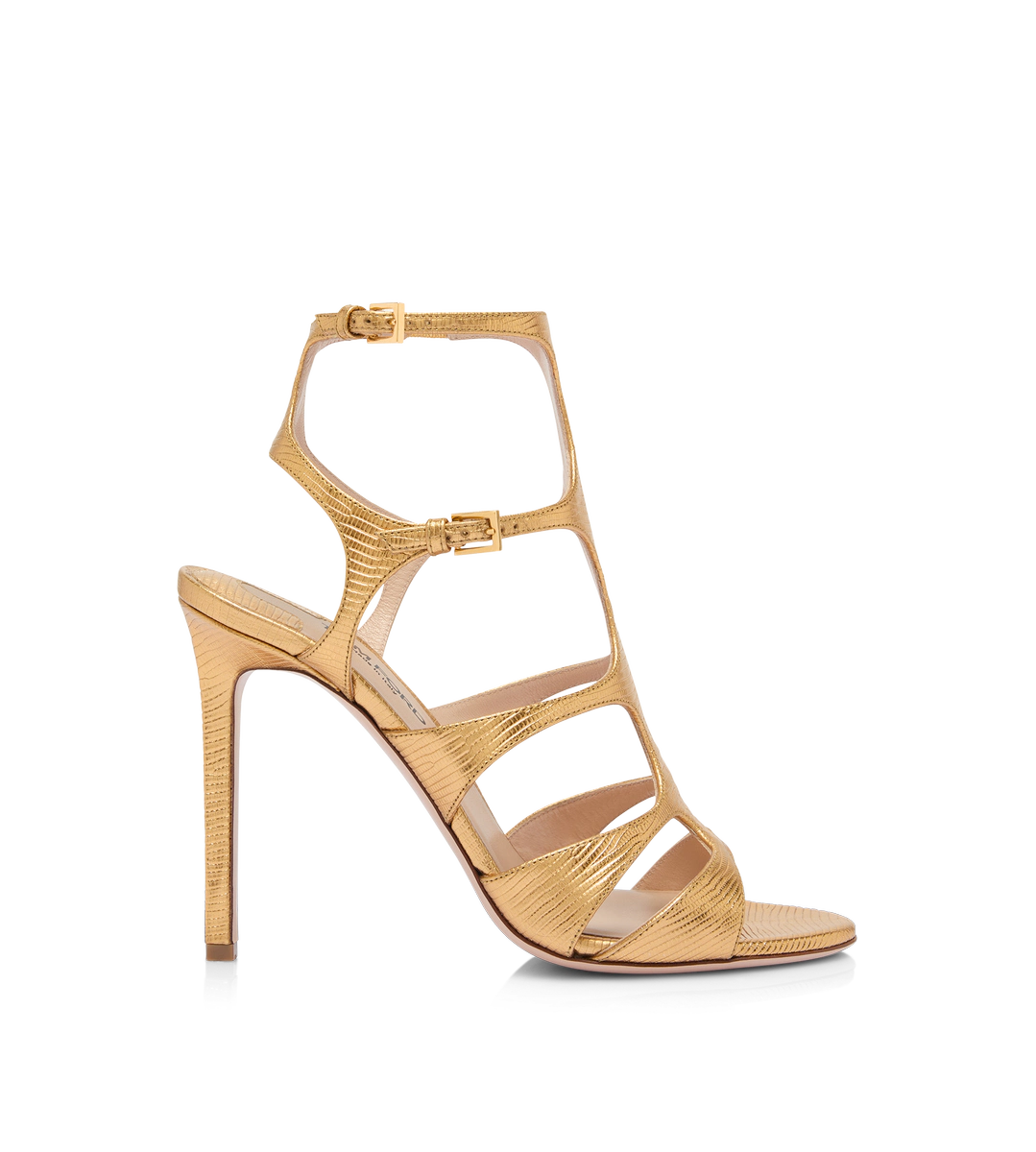 SANDALIA PARADIS LAGARTO ESTAMPADO LAMINADO