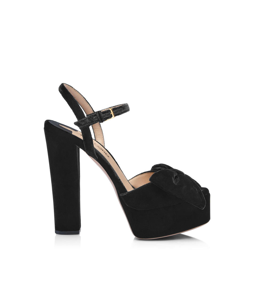 SANDALIA PLATAFORMA BRIGITTE TERCIOPELO