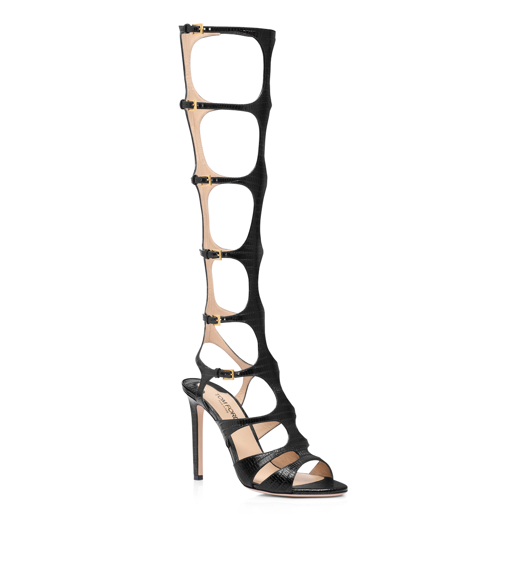 SANDALIA TEJUS PARADIS ESTAMPADA HASTA LA RODILLA