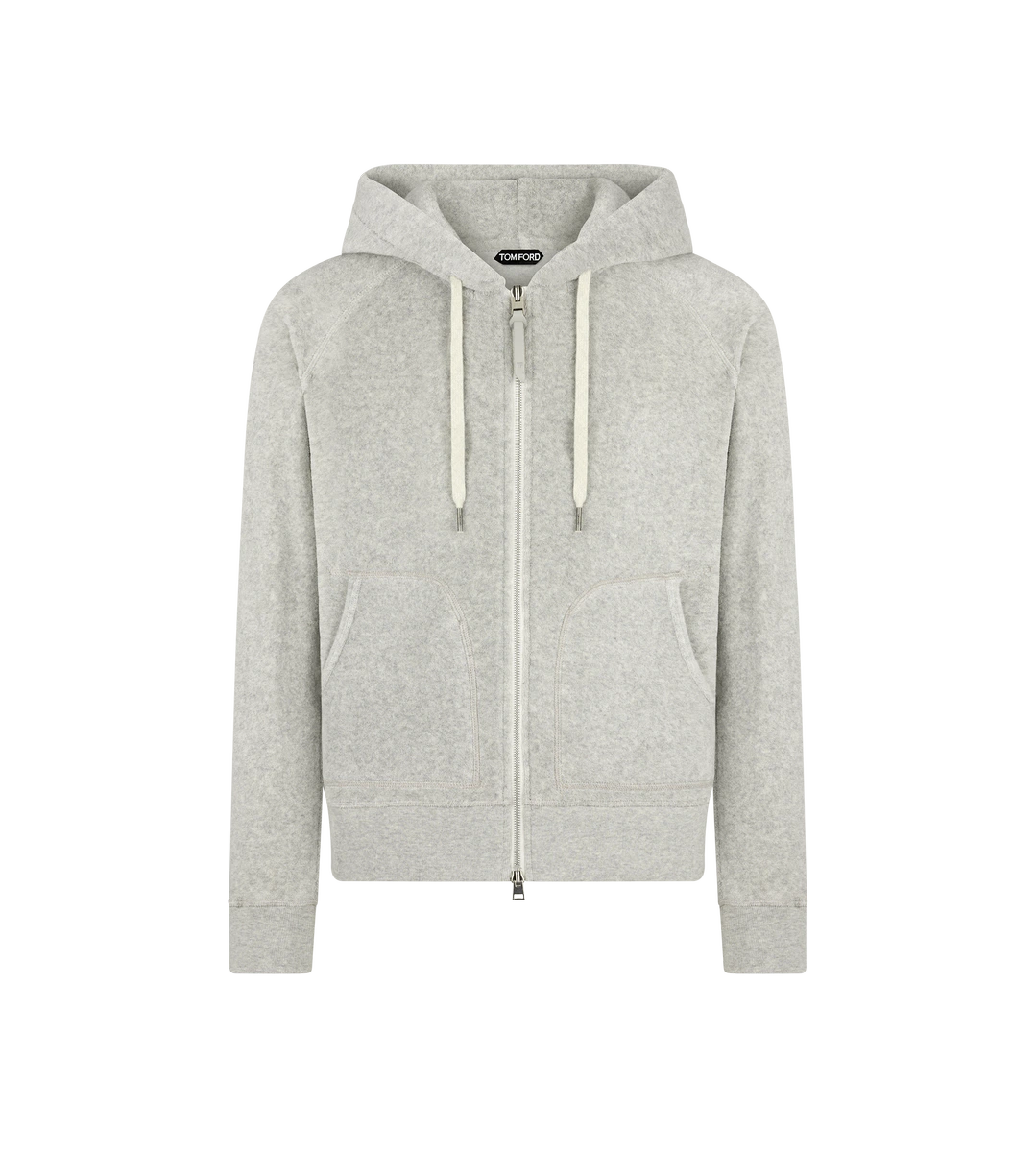 SUDADERA CON CAPUCHA Y CREMALLERA DE TOALLA