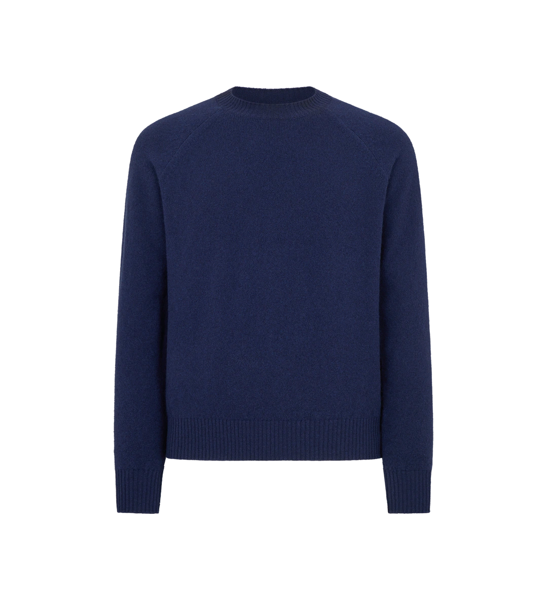 SUÉTER DE CUELLO REDONDO DE LANA DE CORDERO Y CACHEMIRA