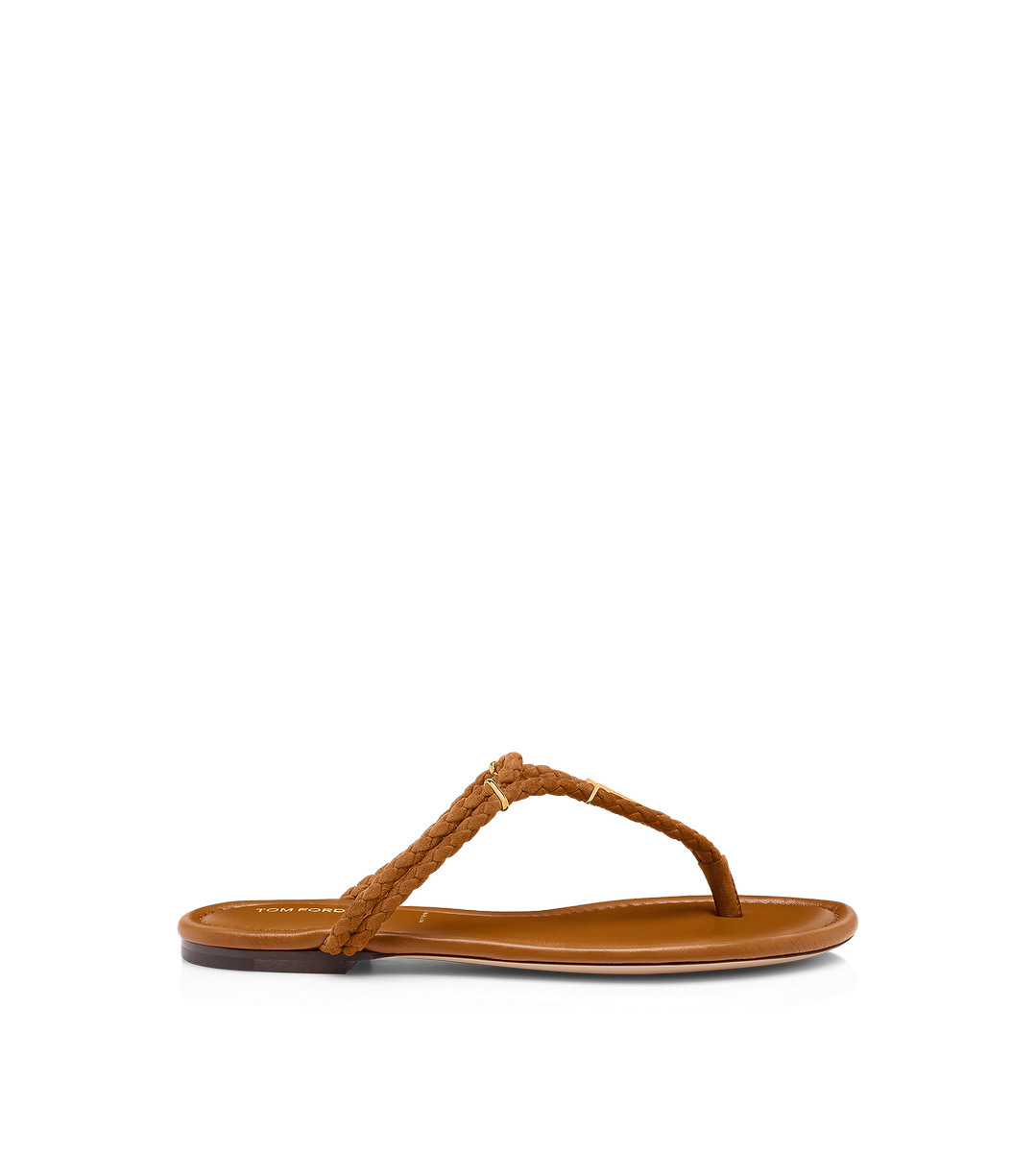 Sandalia de tiras de ante tejido Lily