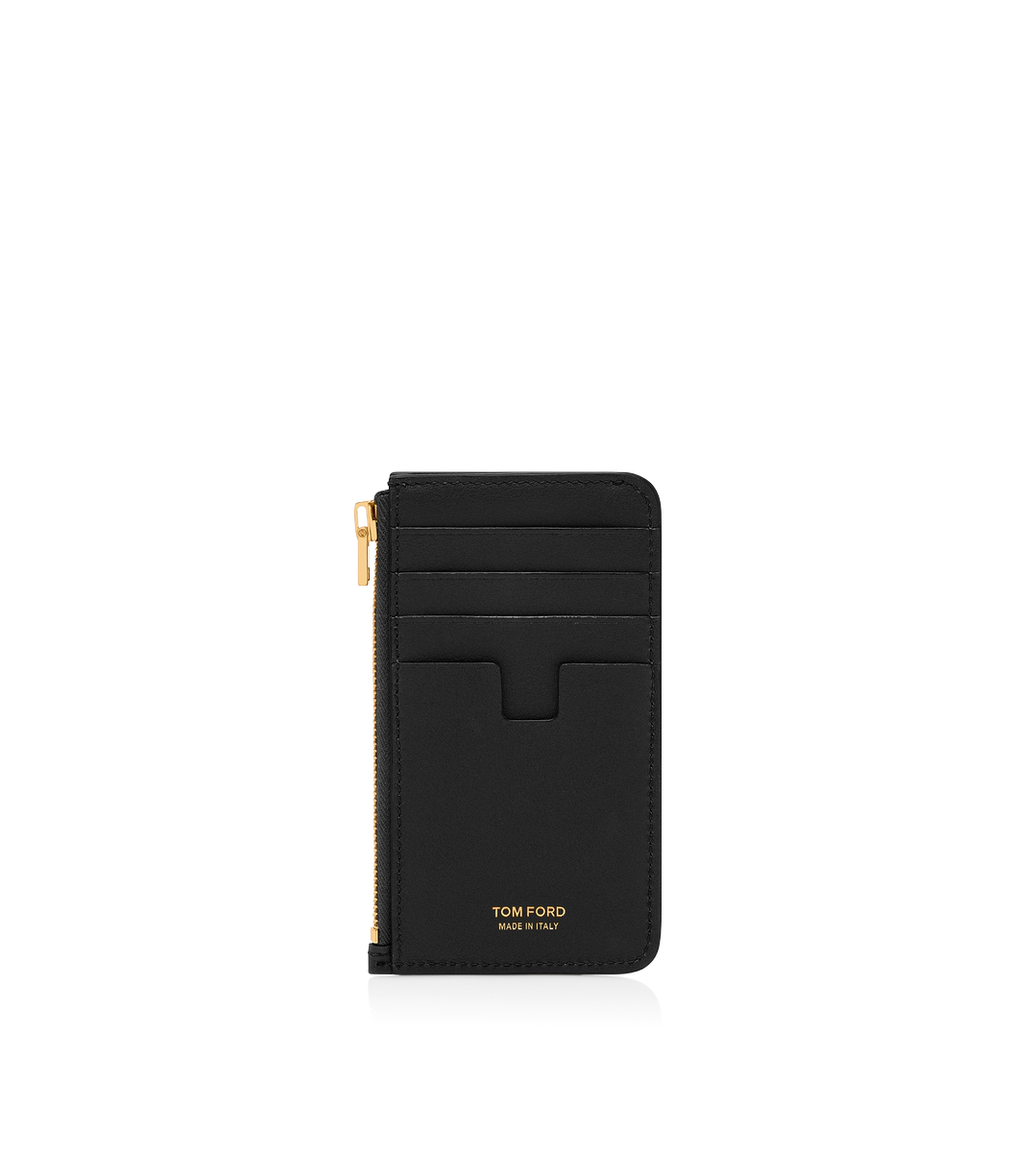 TARJETERO CON CANDADO Y CREMALLERA DE CUERO DE GRANO NATURAL