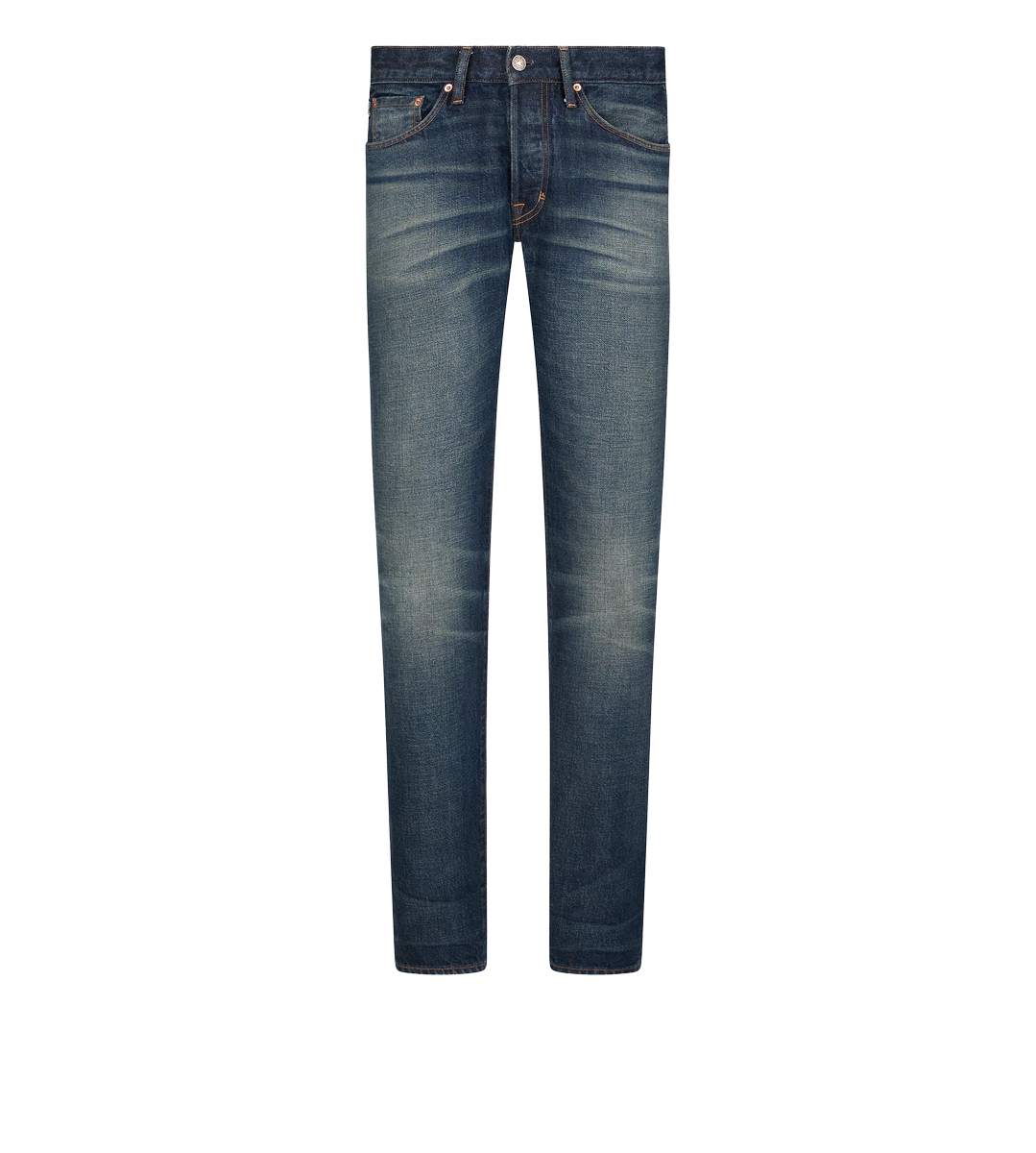 TEJIDO VAQUERO AUTÉNTICO DE AJUSTE ESTÁNDAR CON ORILLO