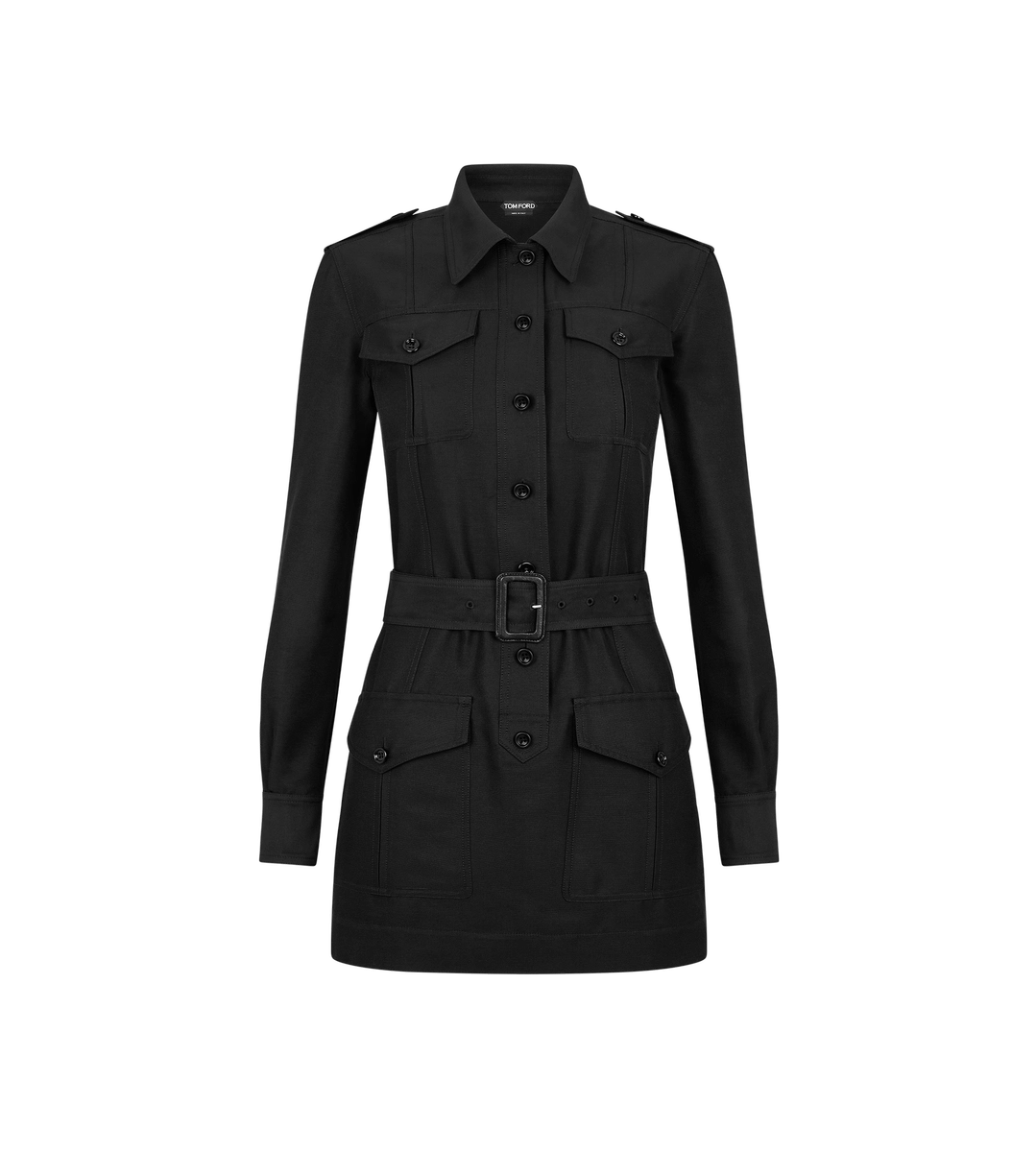 VESTIDO SAFARI MINI CON CINTURÓN