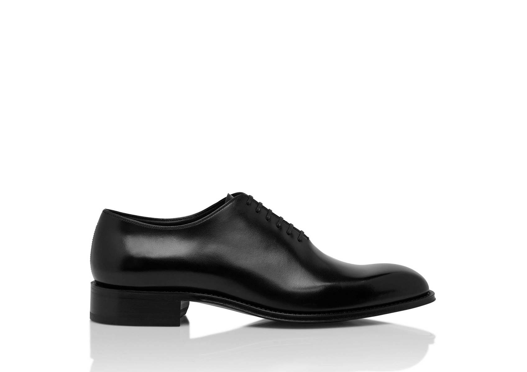 ZAPATOS CLAYDON DE CUERO BRUÑIDO CON CORDONES